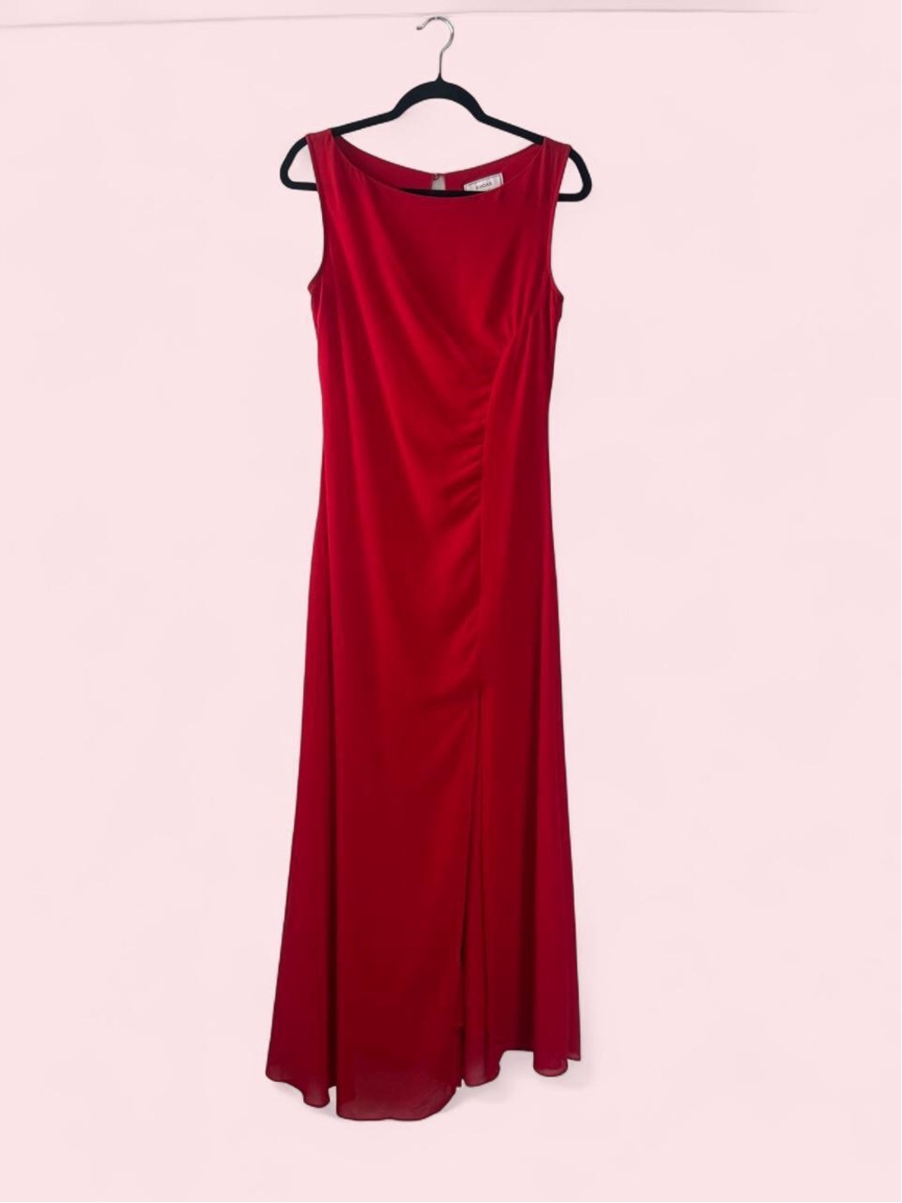 RIHOAS Sleeveless Red Maxi Gown